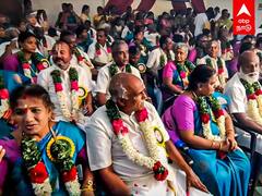 60th Marriage at Kallakurichi : 96 படத்தை விஞ்சிய 60-ஆம் கல்யாணம் மாஸ் காட்டிய முன்னாள் மாணவர்கள்