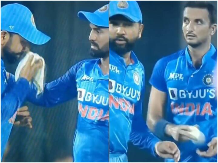 India vs South Africa Rohit Sharma bleeding nose viral video Rohit Sharma Continues To Captain India Despite Bleeding Nose Fans Hail Rohit Sharma As India Skipper Continues To Captain India Despite Bleeding Nose - WATCH