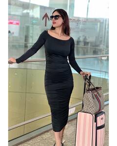 Neha Malik Photo: બોડીકોન ડ્રેસમાં નેહા મલિકનો ગોર્જિયસ અંદાજ