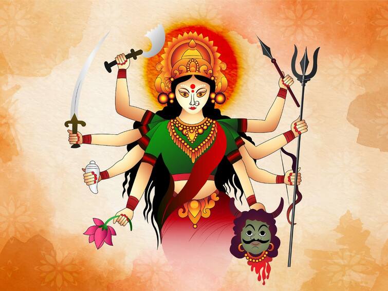 ninth day of Sarannavatri maharnavami, devi mahishasura mardhini శరన్నవరాత్రుల్లో తొమ్మిదో రోజు - మహిషాసుర మర్థినిగా అమ్మవారి దర్శనం