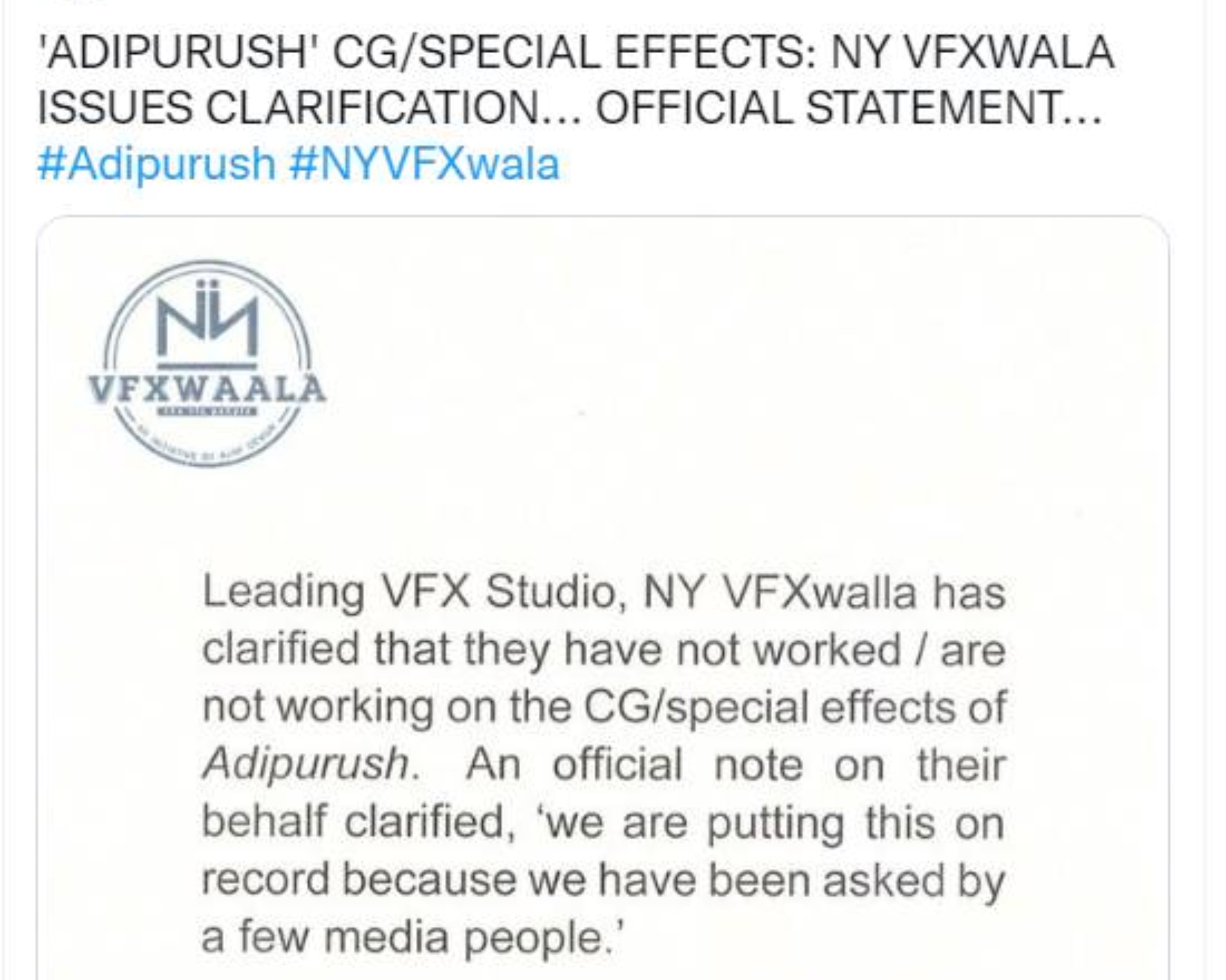 Adipurush: फिल्म के टीजर को 'टेम्पल रन' गेम बता रहे हैं लोग, विजुअल इफेक्ट्स की आलोचना पर आया कंपनी का बयान