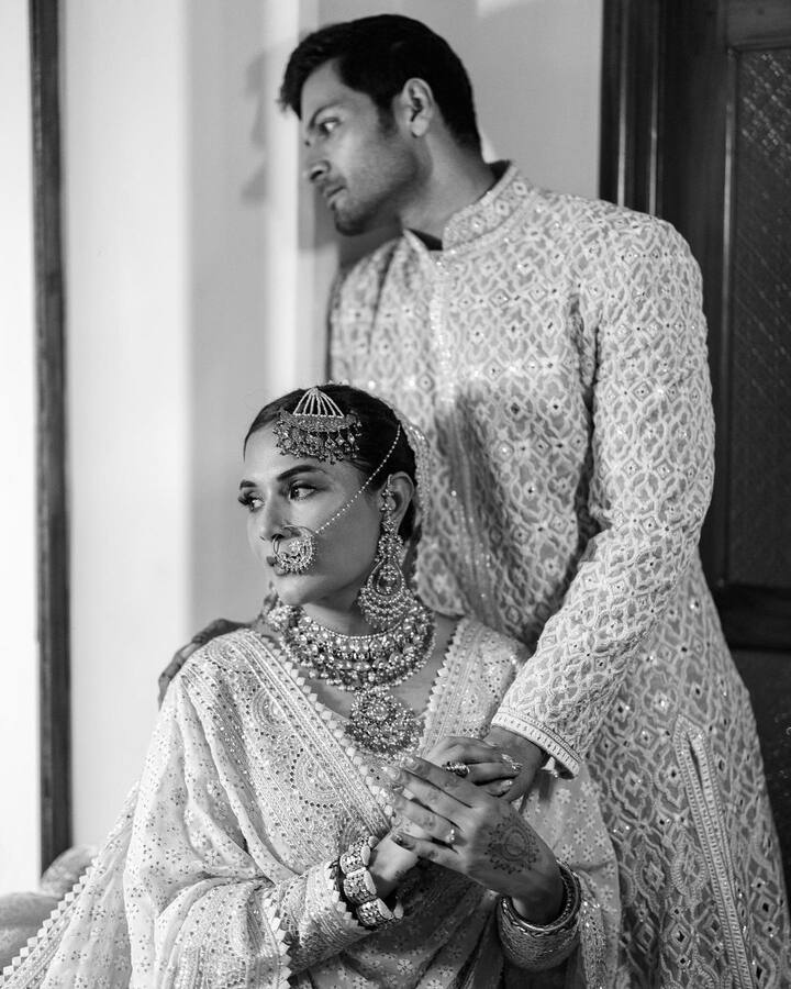 फोटोंमध्ये दोघांची जोडी खूपच अप्रतिम दिसत आहे. (फोटो सौजन्य : therichachadha/इंस्टाग्राम)