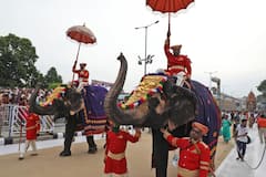 In Pics: బ్రహ్మోత్సవాల్లో మనోరథాన్ని అధిరోహించిన దేవదేవుడు, భక్తిశ్రద్ధలతో లాగిన భక్తులు