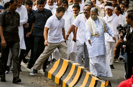 ভারত জোড়ো যাত্রায় নানা মুডে রাহুল