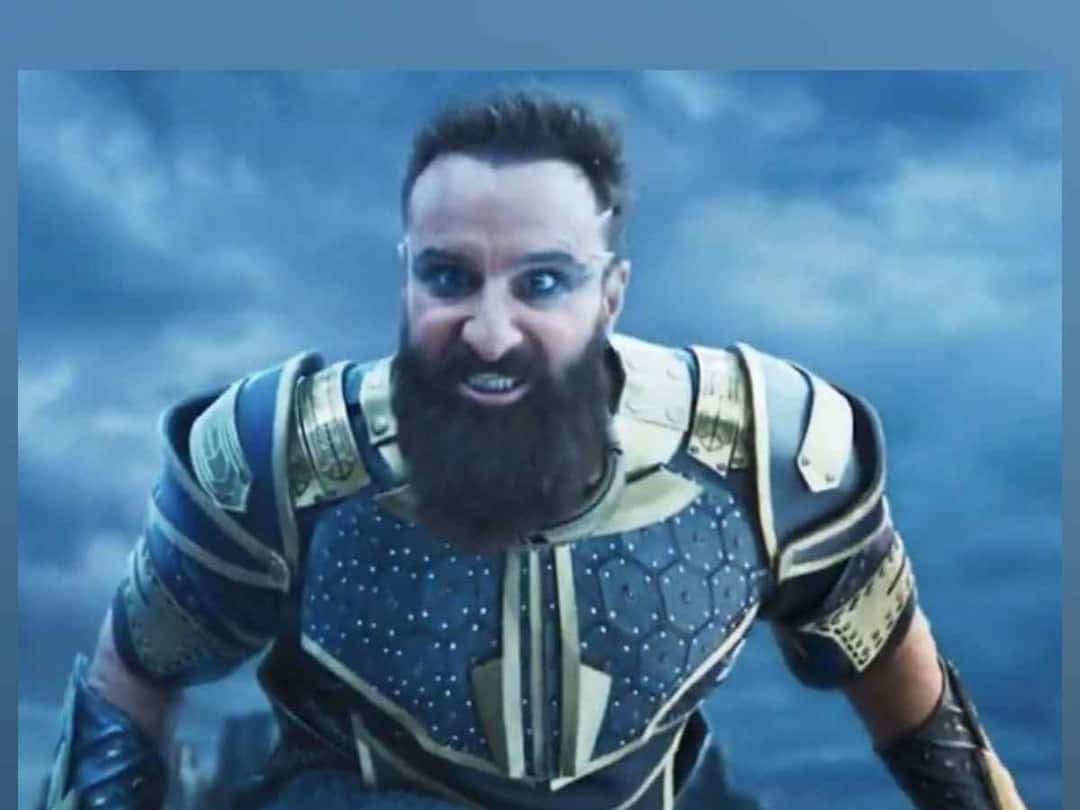 Fans got angry on Saif Ali Khan Ravan look demanding Boycott Adipurush movie Boycott Adipurush: ‘हा रावण आहे की, औरंगजेब?’, ‘आदिपुरुष’मधील सैफ अली खानचा लूक पाहून नेटकरी संतापले!