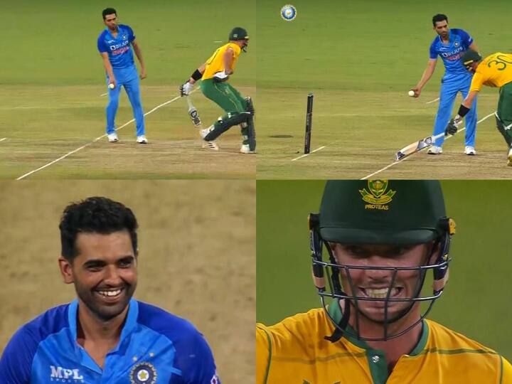 Deepak Chahar did not dismiss Stubbs by mankading see here IND vs SA: दीपक ने दिखाया बड़ा दिल, माकंडिंग के मौके पर स्टब्स को दिया जीवनदान, देखें वीडियो