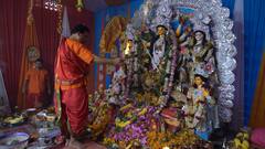 Hyderabad Kalibari Temple: హైదరాబాద్ కాళీబరి టెంపుల్ లో ఘనంగా నవరాత్రి సంబరాలు | ABP Desam