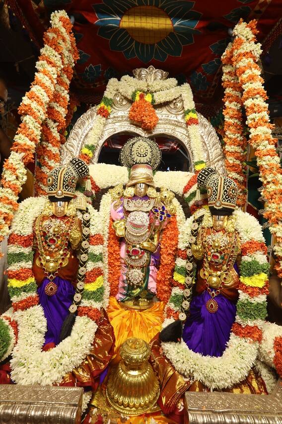 In Pics: బ్రహ్మోత్సవాల్లో మనోరథాన్ని అధిరోహించిన దేవదేవుడు, భక్తిశ్రద్ధలతో లాగిన భక్తులు