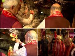 केंद्रीय गृह मंत्री अमित शाह ने माता वैष्णो देवी मंदिर में की पूजा-अर्चना, देखें वीडियो