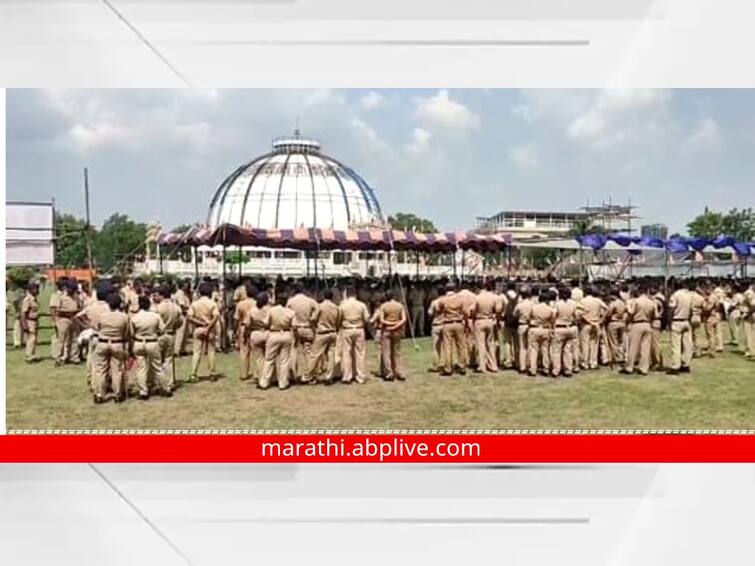Nagpur News Updates A three layer security system at Deekshabhoomi Heavy police deployment five units of SRPF ready दीक्षाभूमीवर अनुयायांची गर्दी; त्रिस्तरीय सुरक्षा व्यवस्था, कडेकोट पोलिस बंदोबस्त तैनात