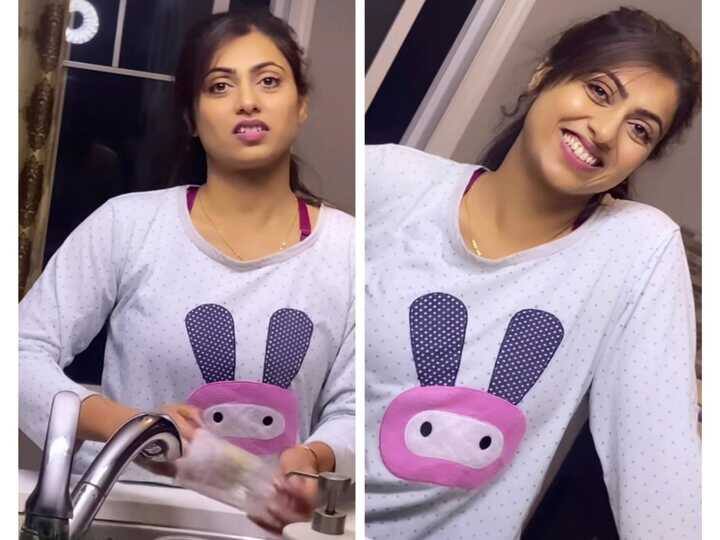 Kamal Khangura: ਪੰਜਾਬੀ ਮਾਡਲ ਕਮਲ ਖੰਗੂੜਾ ਨੇ ਭਾਂਡੇ ਮਾਂਜਦੇ ਸ਼ੇਅਰ ਕੀਤੀ ਵੀਡੀਓ, ਫ਼ੈਨਜ਼ ਨੂੰ ਪਸੰਦ ਆਇਆ ਸਾਦਗ਼ੀ ਭਰਿਆ ਅੰਦਾਜ਼ punjabi model kamal khangura shares her video doing dishes fans love her simplicity Kamal Khangura: ਪੰਜਾਬੀ ਮਾਡਲ ਕਮਲ ਖੰਗੂੜਾ ਨੇ ਭਾਂਡੇ ਮਾਂਜਦੇ ਸ਼ੇਅਰ ਕੀਤੀ ਵੀਡੀਓ, ਫ਼ੈਨਜ਼ ਨੂੰ ਪਸੰਦ ਆਇਆ ਸਾਦਗ਼ੀ ਭਰਿਆ ਅੰਦਾਜ਼