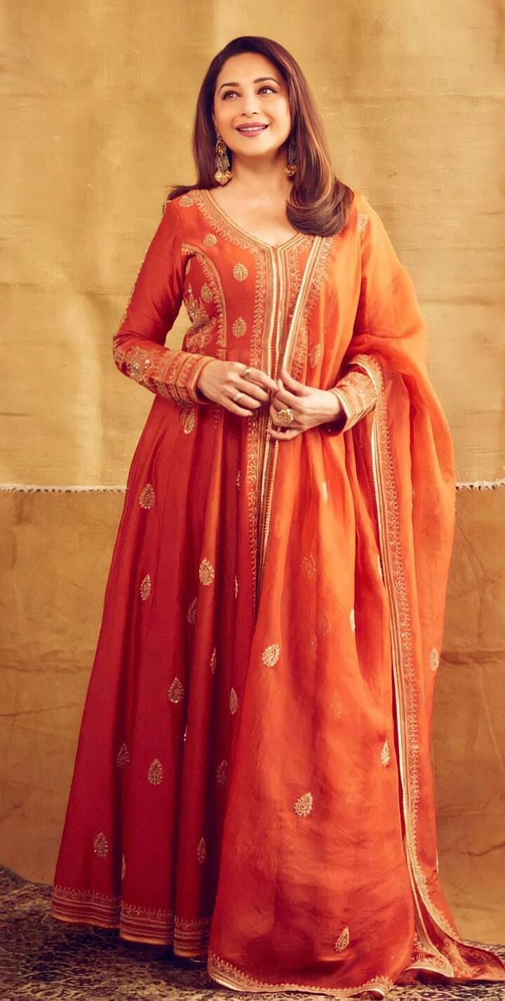 सोशल मीडिया पर माधुरी दीक्षित की ये तस्वीरें काफी पसंद की जा रही हैं. फैंस माधुरी की इन फोटो पर जमकर प्यार लुटा रहे हैं.