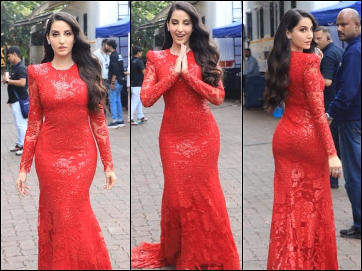 Nora Fatehi Latest Pics: लेटेस्ट तस्वीरों में नोरा फतेही (Nora Fatehi) का अंदाज़ बेहद ही ग्लैमरस लग रहा है. उनका अंदाज़ कायल कर देने वाला है.