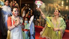 আরব সাগরের তীরেও বিষাদের সুর, দশমীতে সিঁদুর খেলা, ধুনুচি নাচে মাতলেন রানি