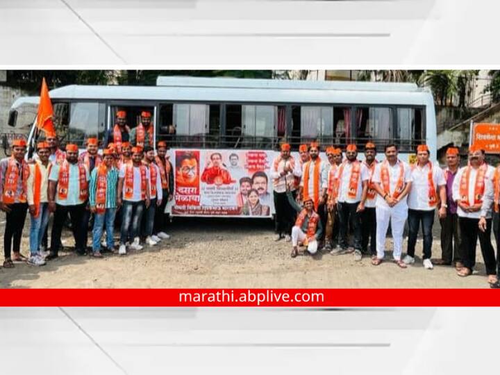 5000 Shiv Sainik party workers entered Shivaji Park from Pune Pune Shivsena : तोच जल्लोष, तोच उत्साह;  पुण्यातून 5000 शिवसैनिक शिवाजी पार्कवर दाखल