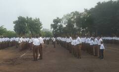 In Pics : पुण्यात शेकडो स्वयंसेवकांच्या उपस्थितीत विजयादशमी उत्सव साजरा