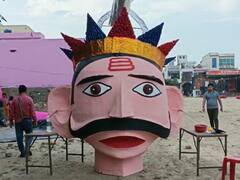 औरैया में मुस्लिम समाज के लोग ही बनाते हैं रावण का पुतला, कारीगर ने बताई ये वजह