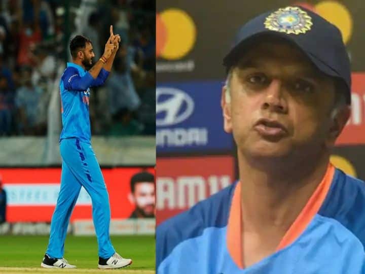 Rahul Dravid Explains Reason Behind Axar Patel Bowling Only One Over In 3rd IND-SA T20I IND vs SA: અક્ષર પટેલને એક જ ઓવર આપવાના સવાલ પર ભડક્યો રાહુલ દ્રવિડ, આપ્યો આક્રમક જવાબ
