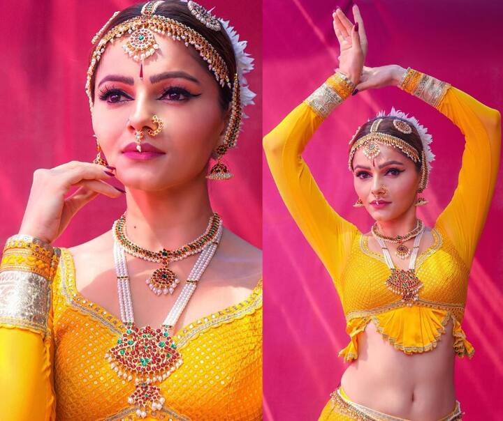 Rubina Dilaik Photos : अभिनेत्री रुबिना दिलैक सध्या डान्स रिअॅलिटी शो 'झलक दिखला जा'मध्ये दिसत आहे.