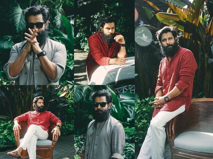 Vikram photos : சோழா சோழா...நடிகர் விக்ரமின் அசத்தல் போட்டோஷூட் !
