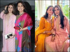 Alia Bhatt Baby Shower: आलिया भट्ट की गोदभराई के लिए बेहद सजी-धजी नज़र आईं नीतू कपूर और रिद्धिमा, देखें तस्वीरें