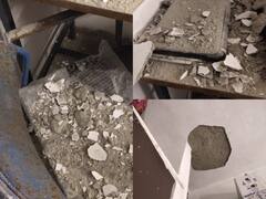 जेएनयू के गोदावरी हॉस्टल में आधी रात को छत का एक हिस्सा टूटकर गिरा, बाल-बाल बचीं कमरे में सो रही छात्राएं