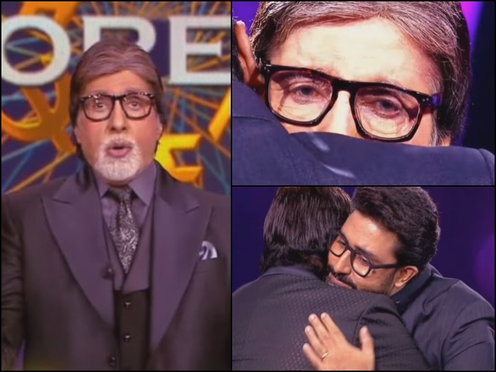 Amitabh Bachchan Got Surprise From His Son Abhishek Bachchan In Kaun ...