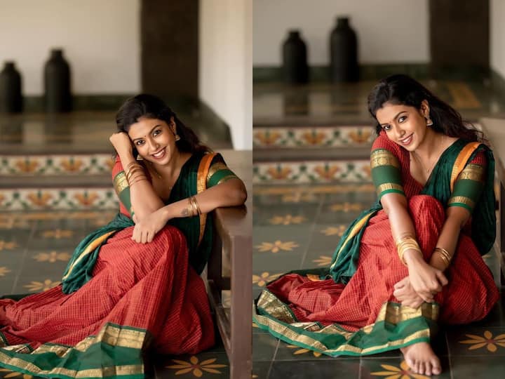 Roshni Haripriyan Photos : புடவையில் அசத்தும் பாரதி கண்ணம்மா புகழ் ரோஷ்னி ஹரிபிரியன்!