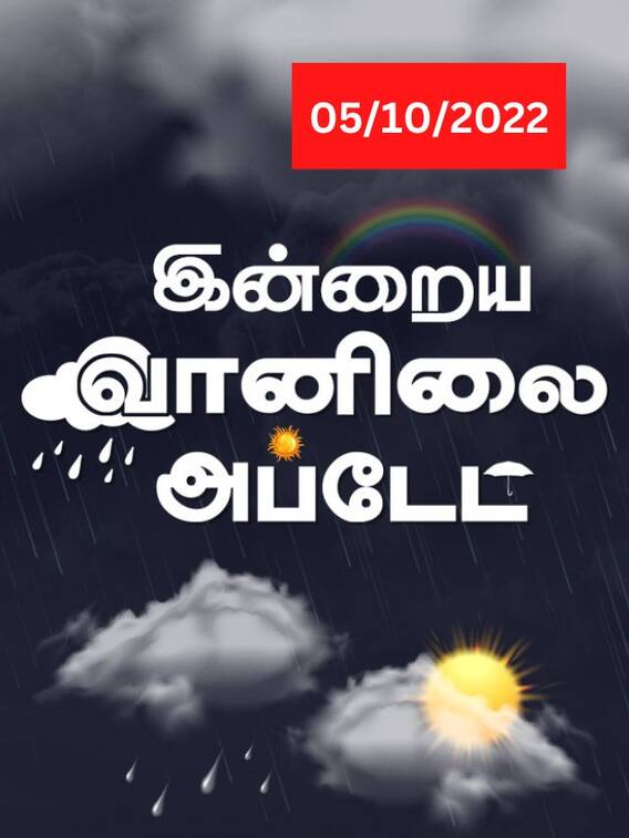 மிதமான மழை பெய்யும்..இன்றைய வானிலை நிலவரம்!