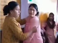 Viral Video :மாணவர்கள் முன்னிலையில் கடுமையாக சண்டையிட்டுக்கொண்ட ஆசிரியர்கள் ! - வைரல் வீடியோ!