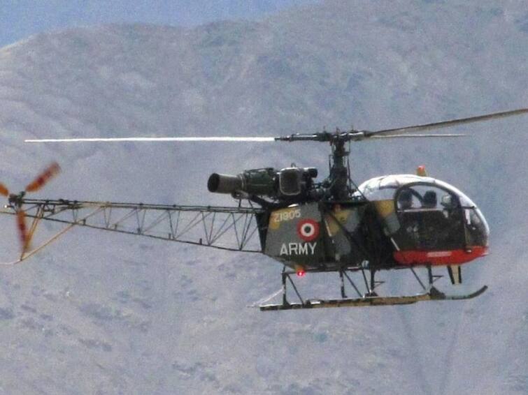 Cheetah Helicopter Crash Indian Army Cheetah Chopper Crashed Near Tawang Area Arunachal Pradesh One pilot Dead Indian Army Cheetah Helicopter Crashes Near Tawang, One Pilot Dead