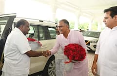 In Pics: ప్రగతి భవన్‌లో అతిథులకు అల్పాహార విందు, ‘జాగ్వార్‌’కు ఇడ్లీ వడ్డించిన కేటీఆర్