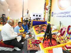 गुजरात के सीएम भूपेंद्र पटेल ने दशहरे पर की परंपरागत 'शस्त्र पूजा', पुलिस बल के लिए कही ये बात