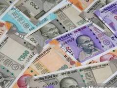 Andhra Temple Decorated With Currency Notes, Gold