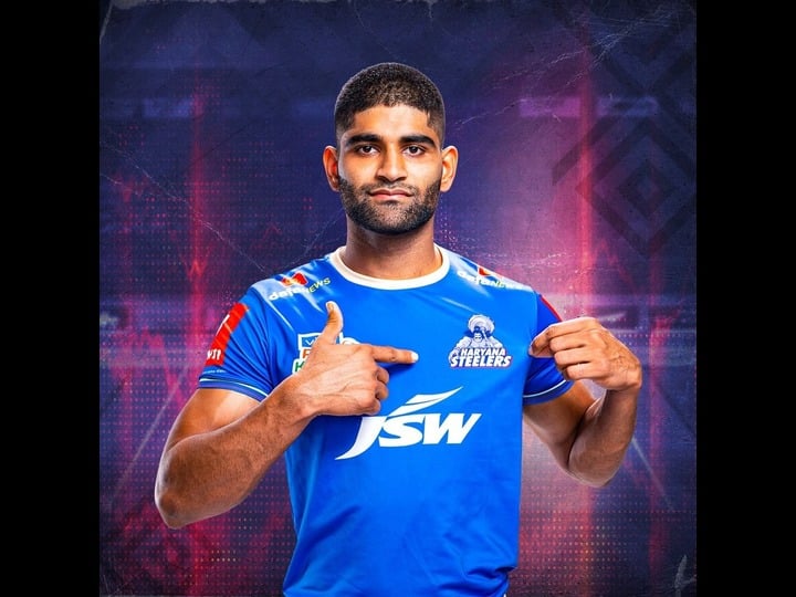 pro kabaddi league 2022 manpreet singh vinay haryana steelers Pro Kabaddi League 2022: हरियाणा स्टीलर्स के युवा रेडर ने बताया कैसे कोच मनप्रीत सिंह के अंडर चल रही है खिलाड़ियों की ट्रेनिंग