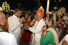 Tirumala Photos: అశ్వ వాహన సేవలో మాజీ సీజేఐ జస్టిస్ ఎన్వీ రమణ