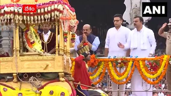 Mysuru Dasara : కర్ణాటకలో ఘనంగా దసరా...పాల్గొన్న కర్ణాటక సీఎం | ABP Desam