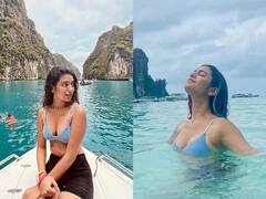 Priya Prakash Photos: जलपरी से कम नहीं विंक गर्ल प्रिया प्रकाश, बिकिनी पिक्चर्स में दिखा एक्ट्रेस का खिला खिला अंदाज