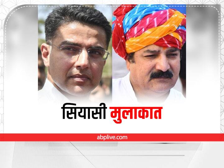 Rajasthan Congress Leader Sachin Pilot meets Ashok Gehlot close Minister Pratap Singh Khachariyawas  ANN Rajasthan Politics: अशोक गहलोत के खास प्रताप सिंह खाचरियावास से मिले सचिन पायलट, जानिए क्या है इस मुलाकात के सियासी मायने