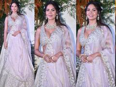 Esha Gupta Pics: ऋचा चड्ढा और अली फजल की रिसेप्शन पार्टी में जब ईशा गुप्ता ने ट्रेडिशनल लुक में ली एंट्री, हर किसी की थम गईं निगाहें