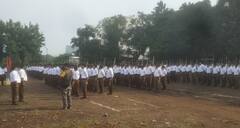 In Pics : पुण्यात शेकडो स्वयंसेवकांच्या उपस्थितीत विजयादशमी उत्सव साजरा