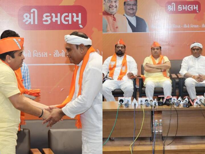 Before Gujarat Election Congress MLA Harshad Ribadiya Joined BJP and Praised Narendra Modi Gujarat Election: कांग्रेस के हर्षद रिबाडिया बीजेपी में हुए शामिल, बोले- पीएम मोदी के काम से हूं प्रभावित