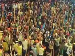 Andhra Pradesh: 50 Injured In A Stick Fight Festival In Kurnool