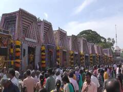 தசரா : தாய் தெய்வங்களின் சப்பரபவனி... இரண்டு நாட்களாக விழாக்கோலம் பூண்டிருக்கும் நெல்லை..