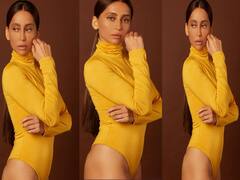 Anusha Dandekar Pics: अनुषा दांडेकर ने फिर बढ़ाया सोशल मीडिया का पारा, येलो मोनोकिनी में दिया किलर पोज़