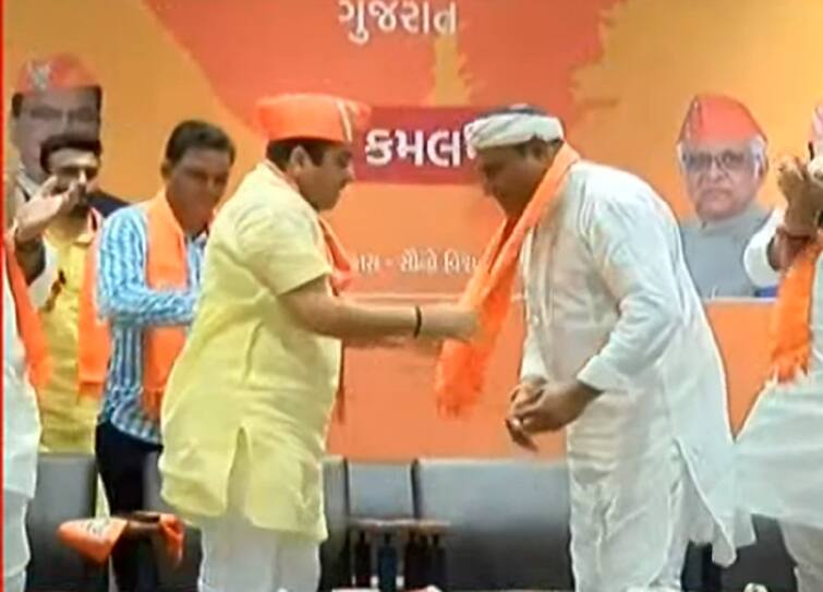 Gujarat Politics: Former Congress MLA Harshad Ribadiya  joined BJP Gujarat Politics: કૉંગ્રેસના પૂર્વ ધારાસભ્ય હર્ષદ રિબડીયા ભાજપમાં જોડાયા, જાણો અન્ય ક્યા નેતાઓ BJPમાં જોડાયા?