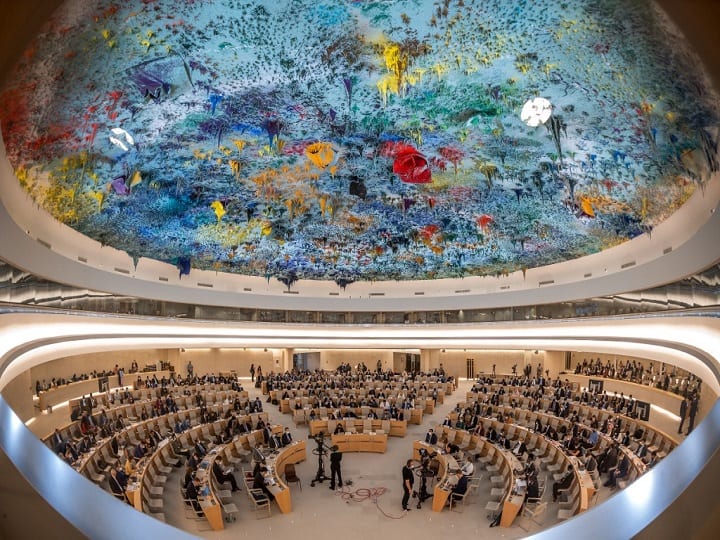 India Voting Draft Resolution UN Human Rights Council Debate Human Rights Situation China Xinjiang India Abstains From Voting In UNHRC On Debate On Human Rights Situation In China's Xinjiang