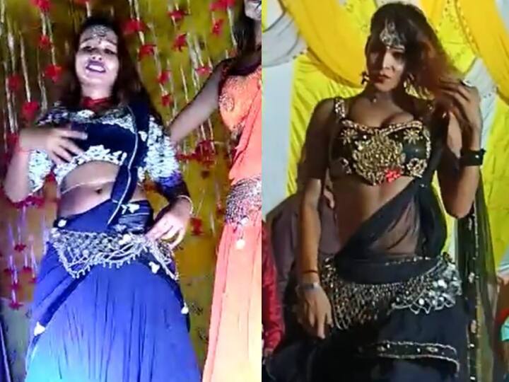 Pawan Singh Makaiya Mein Raja ji Dance Video Viral Social Media Nalanda Bihar Durga Puja 2022 Jagran ann VIDEO: मकइया में राजा जी... बिहार के नालंदा में आस्था के नाम पर अश्लील डांस, वीडियो वायरल