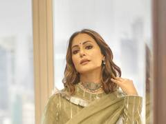 Hina Khan: हिना खानचा स्टायलिश देसी लूक; दिसतेय फारच सुंदर!