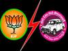 TRS vs BJP: బీజేపీ వర్సెస్‌ టీఆర్ఎస్ - రెండు వర్గాలుగా చీలిపోయి కొట్టుకున్న కార్యకర్తలు
